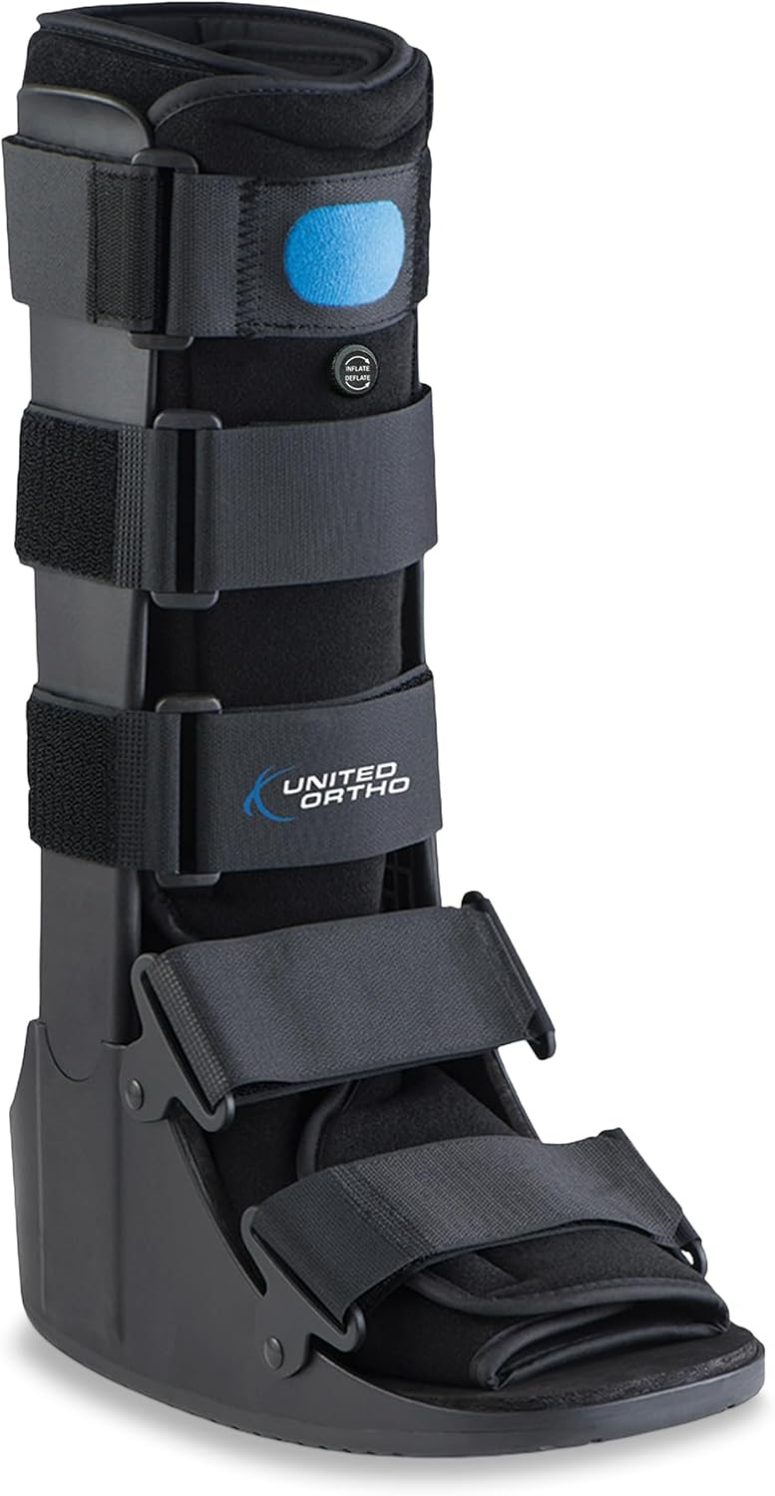 United Ortho Air Cam Walker Fracture Boot, Medium, Black